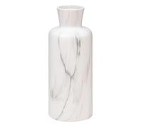 Atmosphera – Vase Sao – Effet marbre céramique – Noir et blanc H30 cm