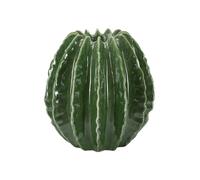 Vase Déco en Céramique "Cactus" 24cm Vert