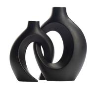 Vase décoratif 2 pcs Convient à une décoration style minimaliste scandinave vases à fleurs créatifs compositions florales ornements