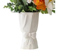 Vase décoratif avec nœud, Vase en céramique avec nœud - Vases à Fleurs décoratifs de Fleurs séchées,Décoration Unique de Vase en céramique de Bouquet de pour la Maison, Le Salon, la Salle d'étu