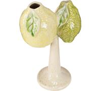 Vase décoratif en céramique avec des citrons pour une atmosphère méditerranéenne