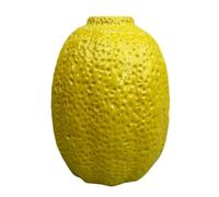 Vase Décoratif en Céramique, Vase Unique en Forme de Citrons pour la Décoration, Vase en Forme de Fruit, Faux Vase de Décoration de Citron pour Centres de Table, Salon