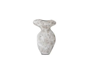 Vase décoratif en grès gris, à poser, forme amphore, patine ancienne - Bloomingville, Nori - 10x15x23 cm