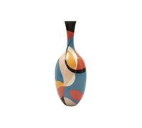 Vase décoratif en résine multicolore Ø 25x66 cm