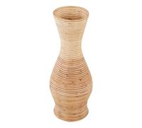 Vase Décoratif en Rotin Tressé 50 cm Naturel Boho Rustique Trinisa
