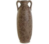 Vase décoratif - HOME ESPRIT - Marron Vert - Grès - 13 x 13 x 35 cm - Style contemporain