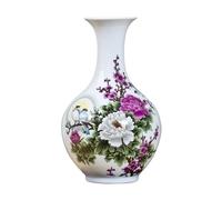 Vase décoratif hydroponique en céramique à Motif Floral Chinois, récipient Durable, for Fleurs séchées et Plantes hydroponiques