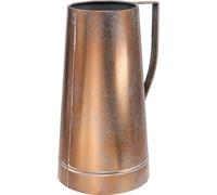 Vase décoratif vintage en cuivre, pot décoratif rustique pour fleurs séchées et plantes artificielles, H36cm L21cm