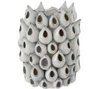 Vase Design "Anémone Céramique" 32cm Bleu