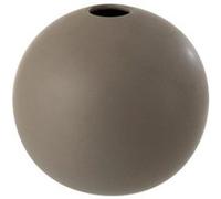 Vase Design Boule Céramique 18cm Gris Foncé Gris G