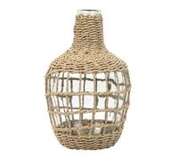 Vase Design "Dame Jeanne Tressée" 25cm Naturel