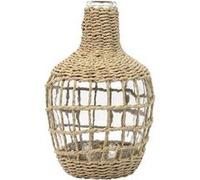 Vase Design "Dame Jeanne Tressée" 25cm Naturel