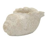 Vase Design Effet Sable "Shell" 35cm Beige Beige