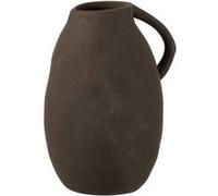 Vase Design en Céramique "Cruche" 25cm Noir Noir G