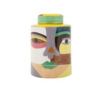 Vase Design en Céramique "Piccassy" 28cm Multicolore