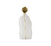 Vase Design en Céramique "Uma" 40cm Blanc