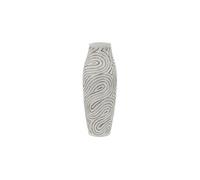 Vase Design en Résine "Oblix" 50cm Blanc