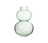 Vase Design en Verre "Boule" 28cm Vert