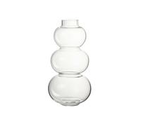 Vase Design en Verre Boule 36cm Transparent Transparent