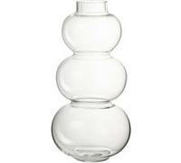 Vase Design en Verre "Boule" 36cm Transparent Transparent G