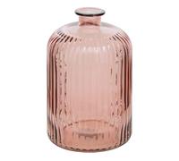 Vase Design en Verre "Luz" 23cm Rose