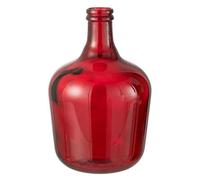 Vase Design en Verre ""Penisola"" 42cm Rouge