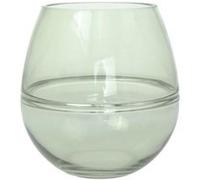 Vase Design en Verre Soufflé Diney 17cm Vert