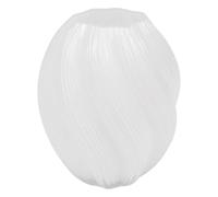 Atmosphera – Vase «Valma» en verre H21 cm – Blanc