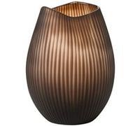 Vase Design Ligne "Octave" 31cm Marron Marron G