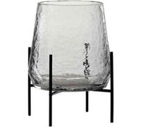 Vase Design sur Pied "Irrégulier" 25cm Transparent Transparent G