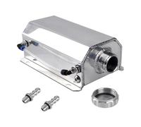 Vase D'expansion 1L/2L Réservoir Reniflard Liquide Refroidissement Trop-plein Radiateur Récupération D'huile Carburant D'essence Refroidissement Bouteille(2L Silver)