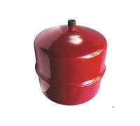 SOMATHERM FOR YOU, Vase d'expansion 8L cylindrique suspendu pour chauffage central, pré-gonflé à 1,5 bar, pression max 4 bars, température -10° à +100°C, finition rouge RAL3000
