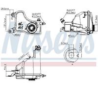 Vase d'expansion du liquide de refroidissement NISSENS 996153
