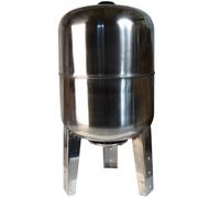 Vase d'expansion en acier inoxydable 50L Chaudière à membrane pour les installations d'eau domestique et de surpression avec membrane EPDM 50 litres verticale