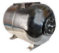 Vase d'expansion en acier inoxydable 50L Chaudière à membrane Réservoir d'eau sous pression pour installations d'eau domestiques Systèmes de surpression avec membrane EPDM 50 litres INOX