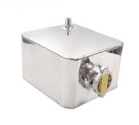 Vase d'expansion liquide Bouteille de récupération de débordement en aluminium de 2,5 L, universelle pour radiateur de liquide de refroidissement d'eau de voiture Réservoir compensation radiateur