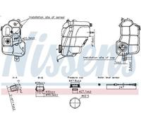 Vase d'expansion, liquide de refroidisseme NISSENS 996294 pour S-MAX 2 2006-2014