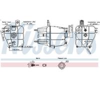 Vase d'expansion, liquide de refroidisseme NISSENS pour BOXER Fourgon 3 2006-