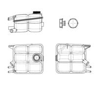 NRF 454015 Vase d'expansion, liquide de refroidissement