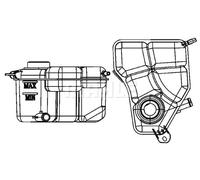 Vase d'expansion, liquide de refroidissement CRT 133 000S MAHLE pour FORD MAZDA