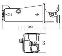 Vase d'expansion, liquide de refroidissement CRT 2 000S MAHLE pour BMW Z4 Coupé