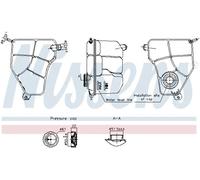 NISSENS 996217 Vase d'expansion, liquide de refroidissement
