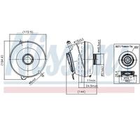 Nissens Vase d'expansion 996251 liquide de refroidissement plastique Land Rover Freelander I 2000-