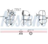 NISSENS 996253 Vase d'expansion, liquide de refroidissement