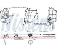 NISSENS 996294 Vase d'expansion, liquide de refroidissement