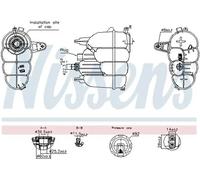 NISSENS 996323 Vase d'expansion, liquide de refroidissement