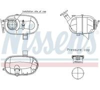 NISSENS 996339 Vase d'expansion, liquide de refroidissement