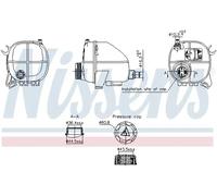 Nissens Vase d'expansion liquide de refroidissement 996357, matière plastique, pour BMW