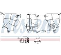NISSENS 996360 Vase d'expansion, liquide de refroidissement