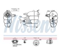 NISSENS 996323 Vase d'expansion, liquide de refroidissement